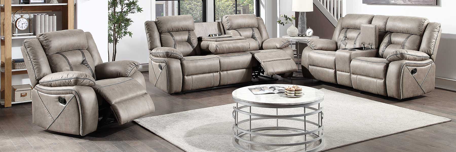 Photo of living room set.